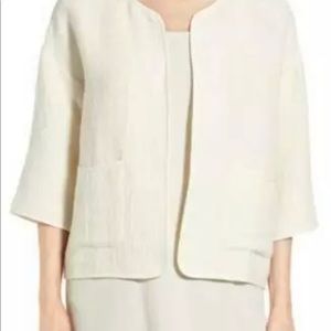 Eileen Fisher Linen Jacket. M/M
